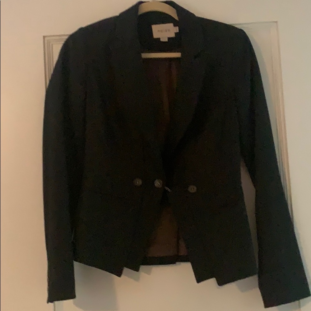 Reiss grey skirt suit